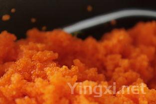 手撕杏鲍菇、素炒三丝、糖醋豆腐、蛋黄焗南瓜的做法